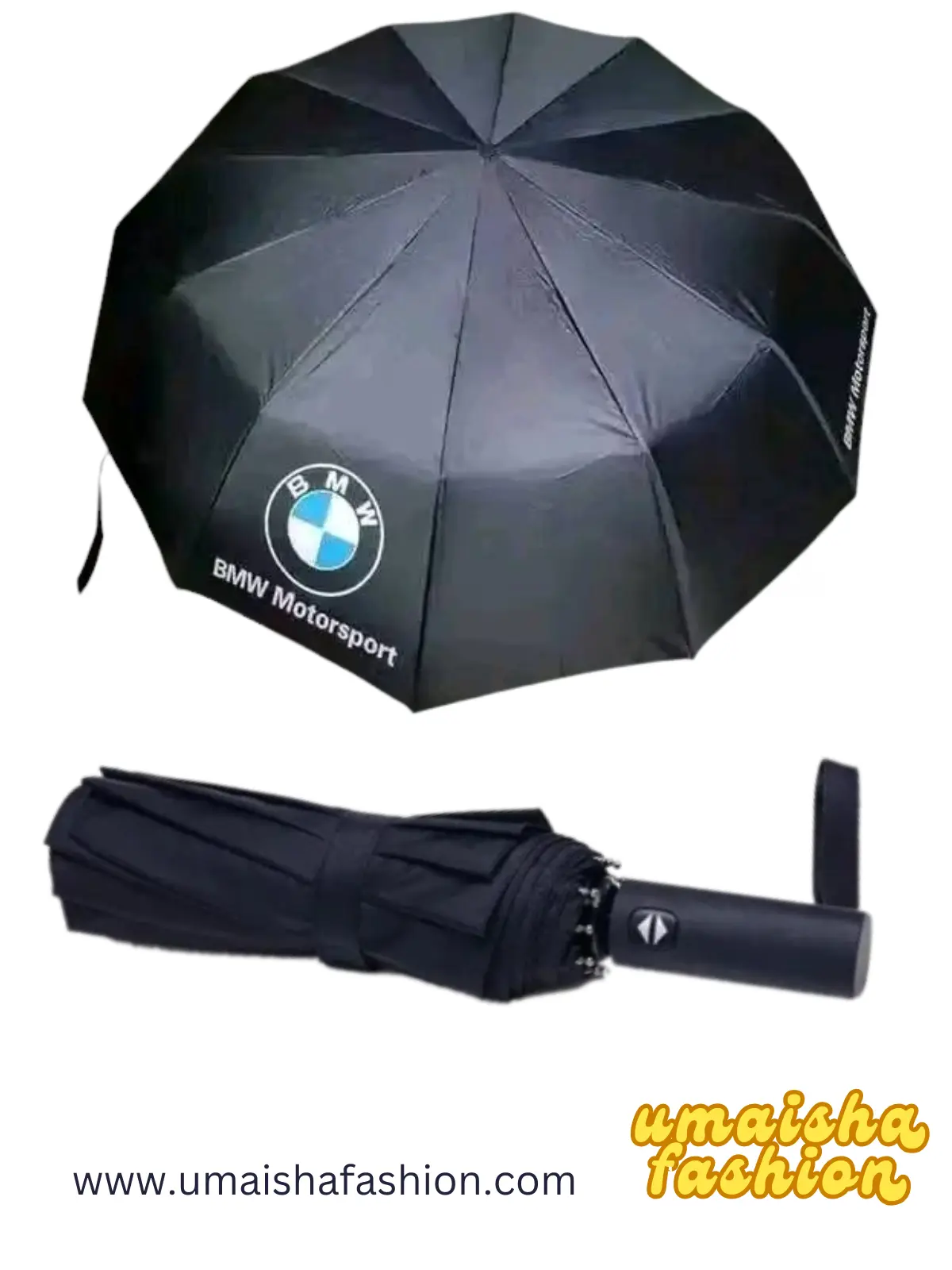 Picture of BMW Motorsport Umbrella 10 Ribs Auto Open UV-Protected Windproof Automatic Umbrella.