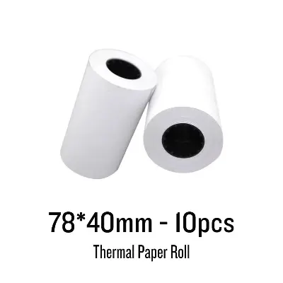 Picture of High-Grade 78x38mm Thermal Paper Rolls | Clear & Fade-Resistant Printing | BPA-Free | Seamless Use with 80mm POS Printers, Cash Registers & Service Terminals(10 Rolls)