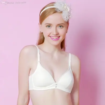 Picture of Sports Spaghetti Padded Semis Bra For Teenager - teen bra 1pc