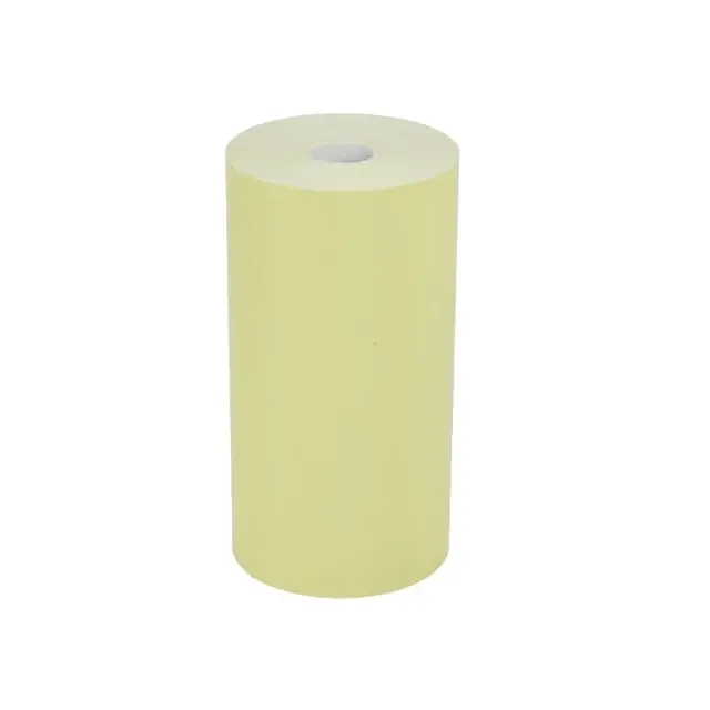Picture of 1pc 57*30mm Thermal Paper Rolls for 58mm Mini Thermal Printer | Inkless Printer | Paperang | phomemo | poooli Printer(1pc Light Yellow)