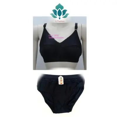 Picture of Bra Panty Set is exclusively made with soft lycra fabrics for woman.●  🌸 প্রতিদিনের জন্য সফট ও আরামদায়ক স্ট্রেচেবল ব্রা-প্যান্টি সেট! 🌸 আরাম, ফিটিং আর স্টাইল এখন একসাথেই!