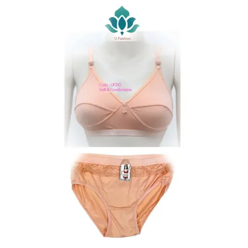 Picture of Bra Panty Set is exclusively made with soft lycra fabrics for woman.●  🌸 প্রতিদিনের জন্য সফট ও আরামদায়ক স্ট্রেচেবল ব্রা-প্যান্টি সেট! 🌸 আরাম, ফিটিং আর স্টাইল এখন একসাথেই!