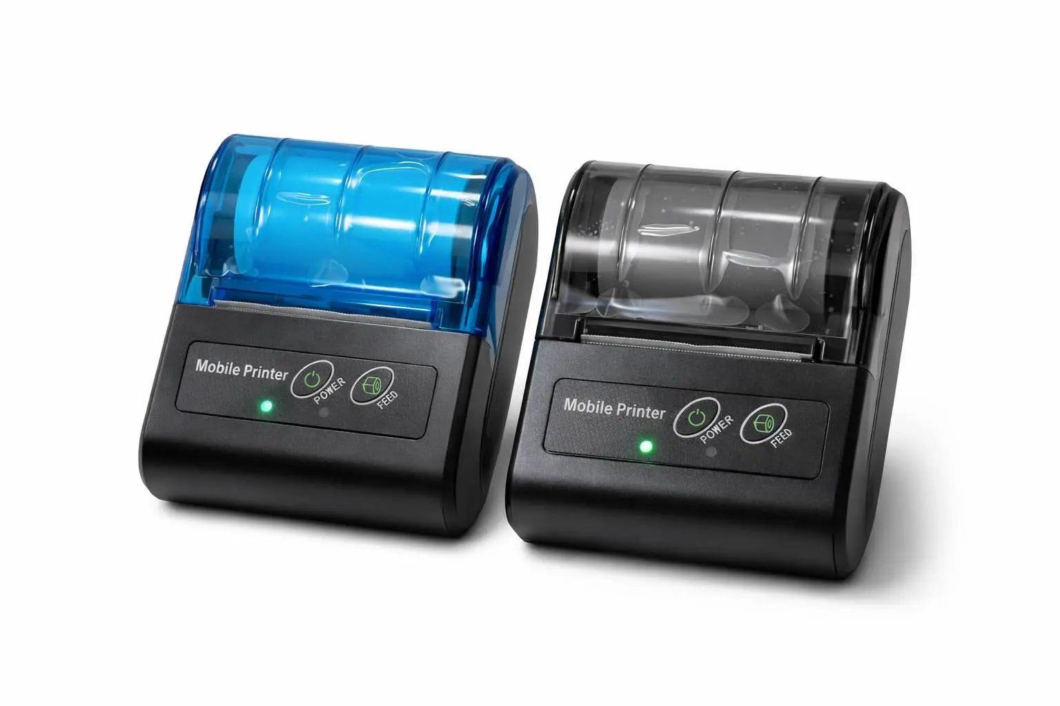 Picture of Mobile Printer (58mm)  2-inch Thermal Receipt Printer Portable POS Billing - USB & Bluetooth Connectivity, ESC/POS Compatible with Android, iOS, and Windows  Perfect for Retail Shops, Small Businesses, and Restaurants  Nadra MTP-2(Black)