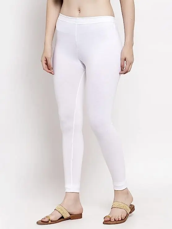 Picture of Ankle-Length Leggings with Elasticated Waist