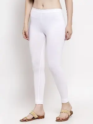 Picture of Ankle-Length Leggings with Elasticated Waist
