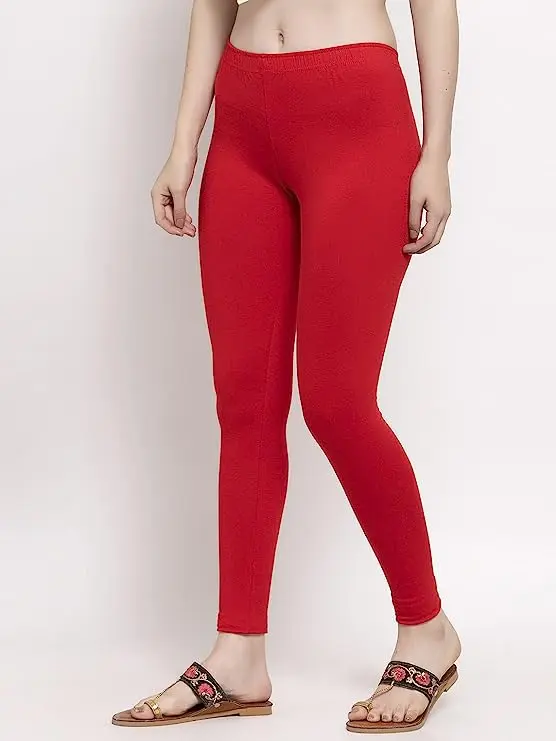 Picture of Ankle-Length Leggings with Elasticated Waist