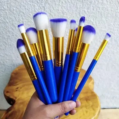 Picture of Kabuki Makeup Brush Set 10 Pcs