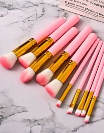 Picture of Kabuki Makeup Brush Set 10 Pcs