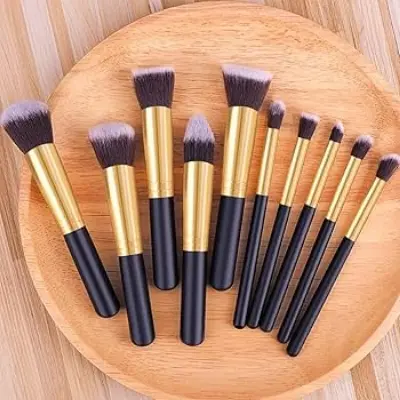 Picture of Kabuki Makeup Brush Set 10 Pcs