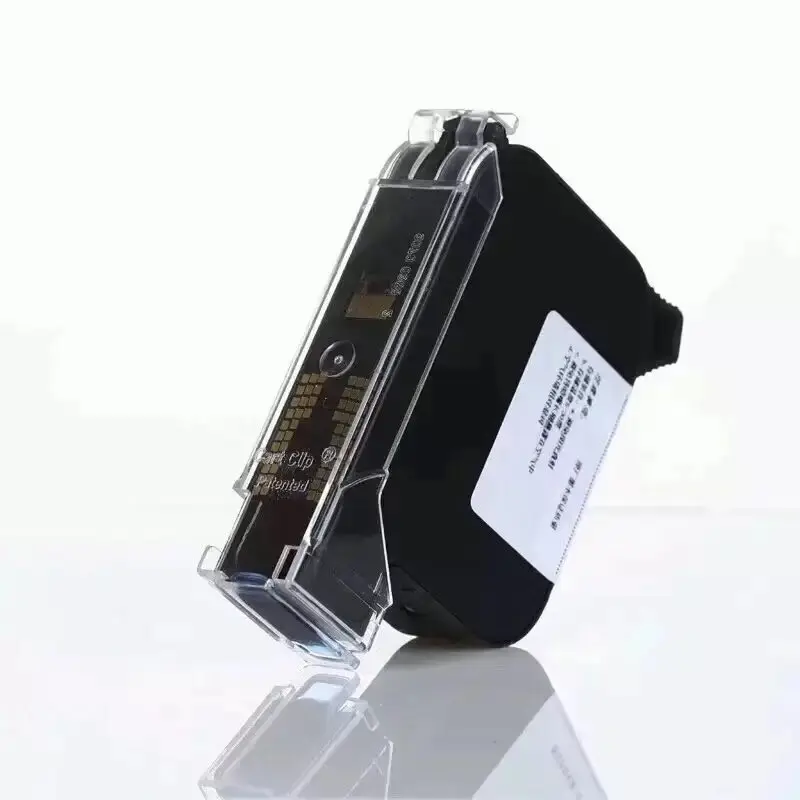 Picture of Ink Cartridge For 12.7mm Handheld Thermal Inkjet Printer Fast Dry Eco Solvent used for  printing Expiry Date | Text | QRCode | Barcode | Batch Number | Label | Image | Date Printer for Any Surface(Black)