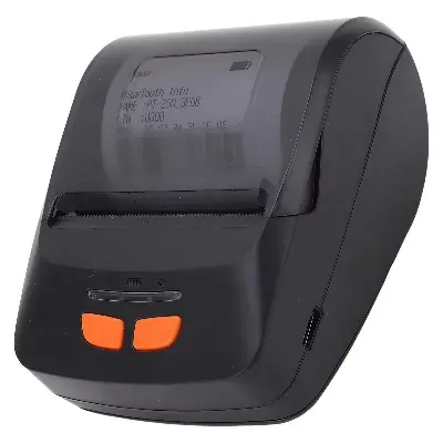 Picture of Portable Thermal Receipt Printer - 58mm POS Printer (2-inch) with USB and Bluetooth Support | Compatible with ESC/POS print commands | works seamlessly with Android, iOS, and Windows | Ideal for shops, small businesses, and restaurants | PT230(Black)