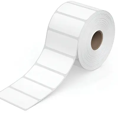 Picture of Barcode Labels | 75x50mm (3x2 inch) - 1000 Labels per Roll | Direct Thermal (DT) Stickers | Smudge-Free, Fade-Resistant, High-Quality Print for Barcode, Shipping, Addressing & Organization | Premium Self-Adhesive Thermal Labels - White(1Roll-1000Labels)