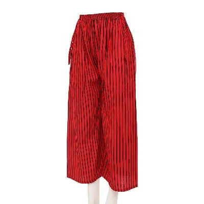 Picture of Cotton Viscose Loose Fit Flared Wide Palazzo Plazo Pants for Women
