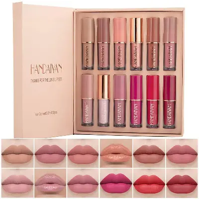 Picture of 12 Color Matte Liquid Lipstick Set Long-Lasting Smudge Proof(26,)