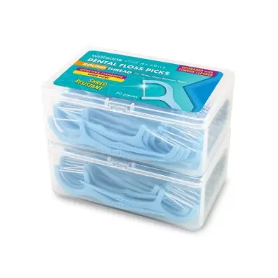 Picture of 3 Box Watsons Dental Floss Pick Toothpick Interdental Cleaner 150pcs