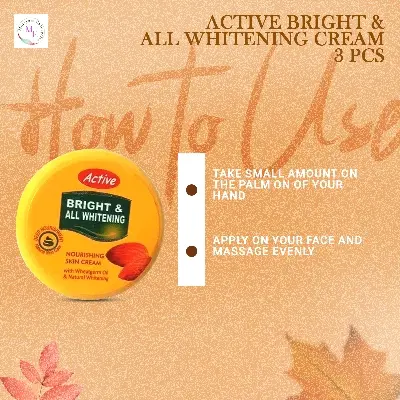Picture of 3pcs Active Bright & All Whitening Cream 15g x 3