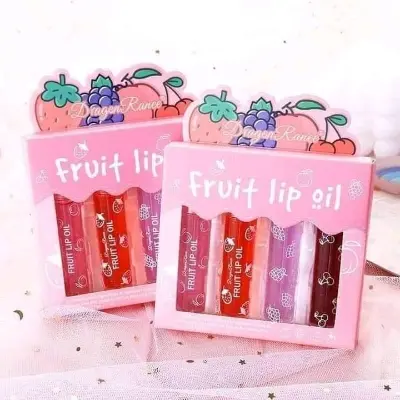 Picture of 4 in 1 Fruit Lip Oil Set Moisture & Softener Your Lips