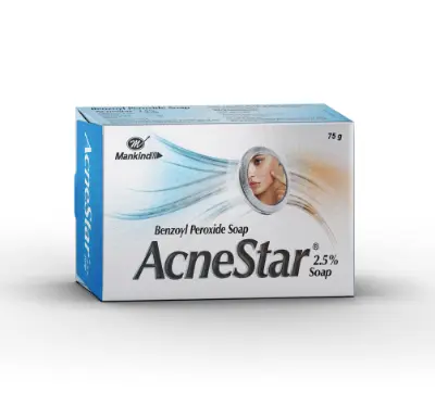 Picture of Acne Star Soap 75g(White,)