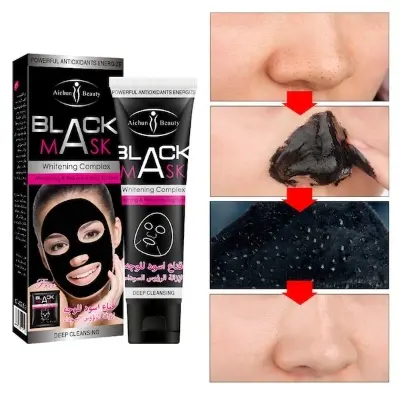 Picture of Aichun Beauty Deep Cleansing Mud Rejuvenating Whitening Black Mask 120ml