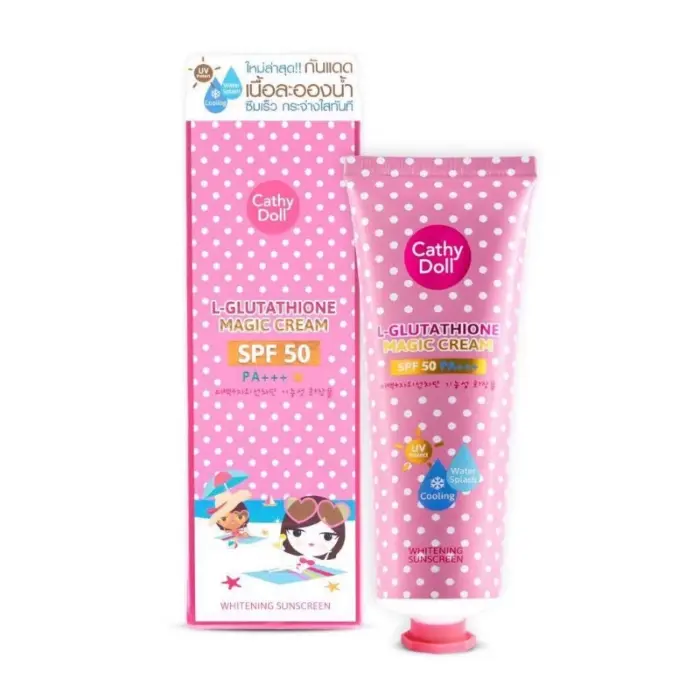 Picture of Cathy Doll SPF 50 Whitening Sunscreen L-glutathione Magic Cream - 60ml