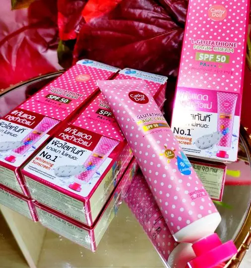Picture of Cathy Doll SPF 50 Whitening Sunscreen L-glutathione Magic Cream - 60ml