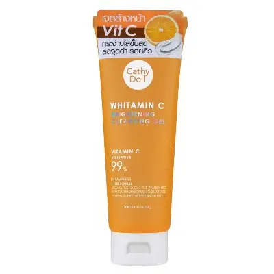 Picture of Cathy Doll Whitamin C Brightening Cleansing Gel 120ml(Orange,Face,Fruity)