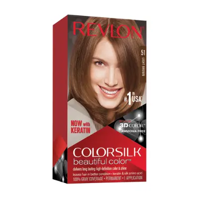 Picture of Colorsilk Beautiful Hair Color Light Brown No.51(Light Brown 51)