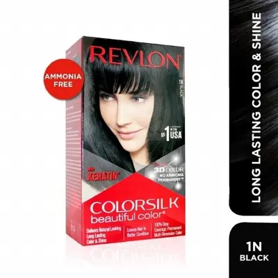 Picture of Colorsilk Beautiful Hair Color No.10 Black(Black)
