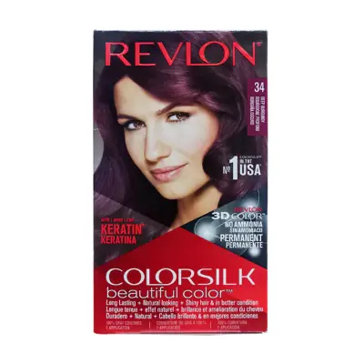 Picture of Colorsilk Beautiful Hair Color No.34 Deep Burgundy(34)