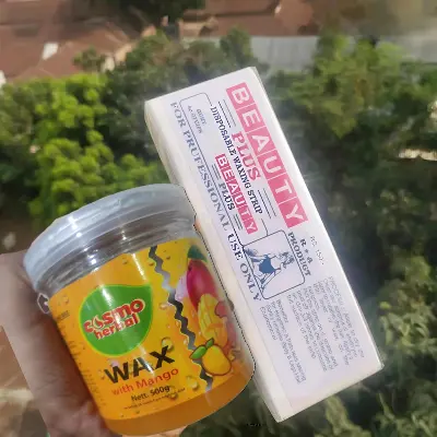 Picture of Cosmo Herbal Wax Mango With 80pcs Strips 2pcs Stick(Mango)