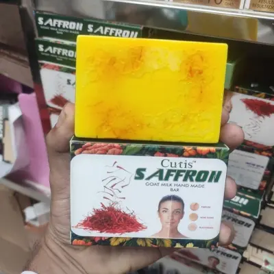 Picture of Cutis Saffron Goat Milk Hand Made Bar 90g