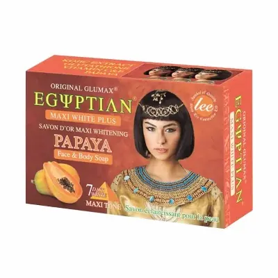 Picture of Egyptian Maxi White Plus Papaya Face & Body Soap 160g