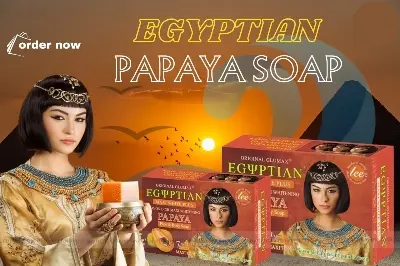 Picture of Egyptian Maxi White Plus Papaya Face & Body Soap 160g