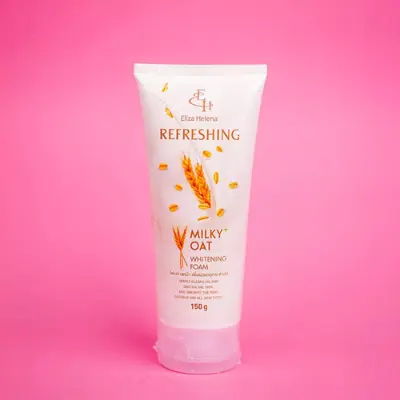 Picture of Eliza Helena Refreshing Facial Foam Milky+Oat 150g(White,)