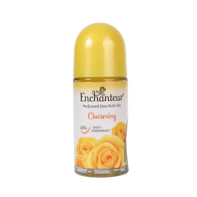 Picture of Enchanteur Perfumed Deo Roll on Charming 50ml(Yellow,Body)