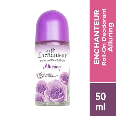 Picture of Enchanteur Perfumed Deodorant Rollon Alluring 50ml(Purple,Body)