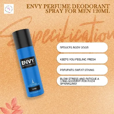 Picture of Envy Perfume Deodorant Spray for Men 120ml(Blue,Body,)