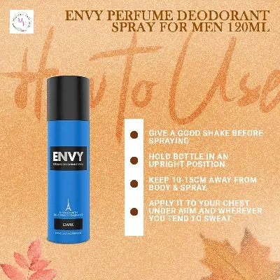 Picture of Envy Perfume Deodorant Spray for Men 120ml(Blue,Body,)