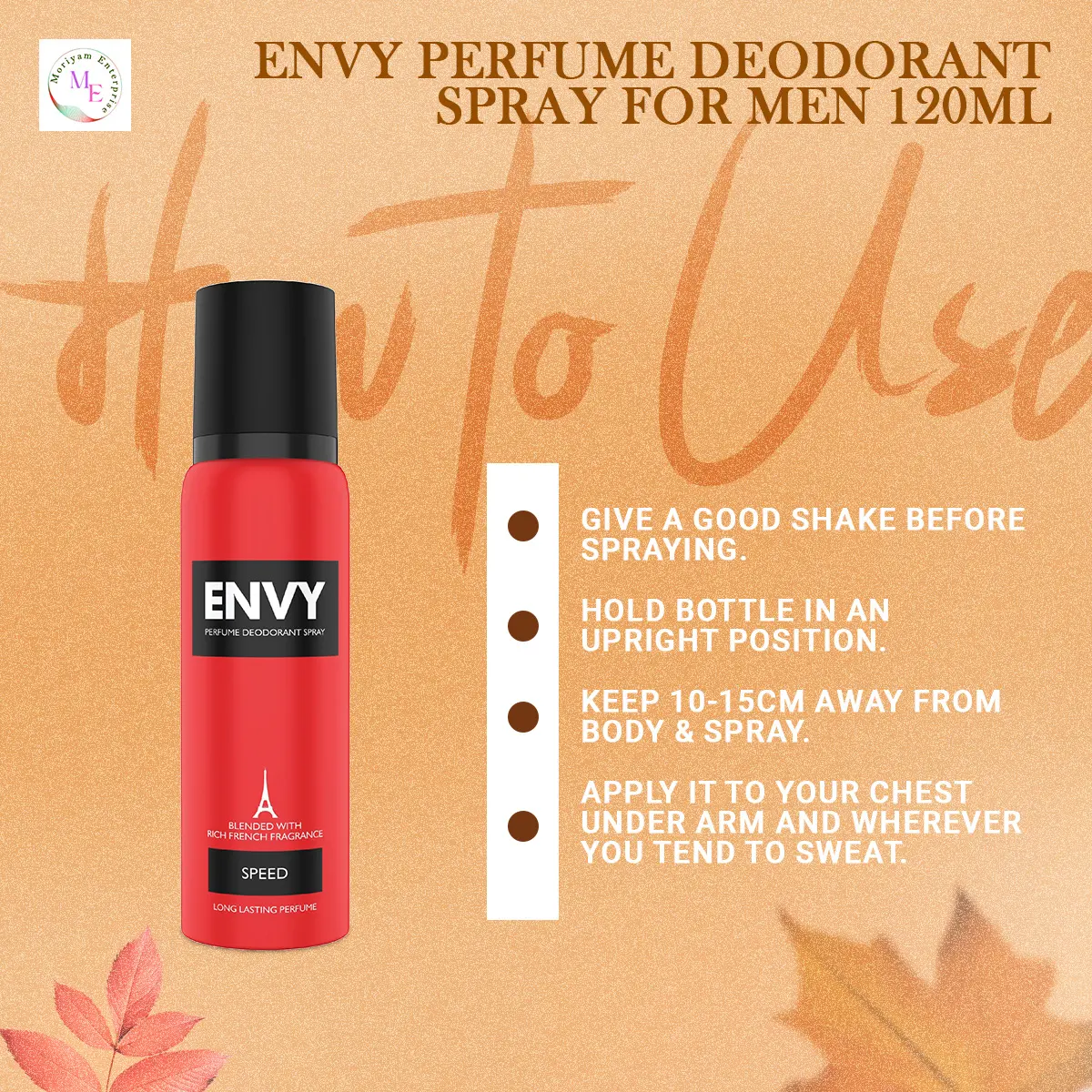 Picture of Envy Perfume Deodorant Spray for Men 120ml(Red,Body,)