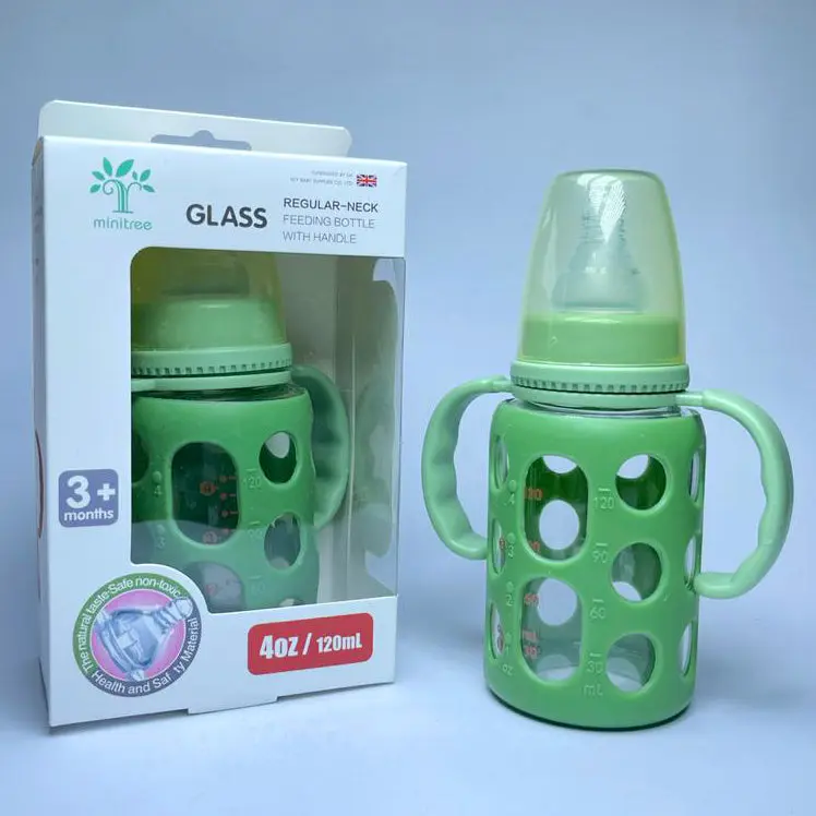 Picture of Fish Baby Glass Feeder Bottle 120ml Bottle(Multicolor)