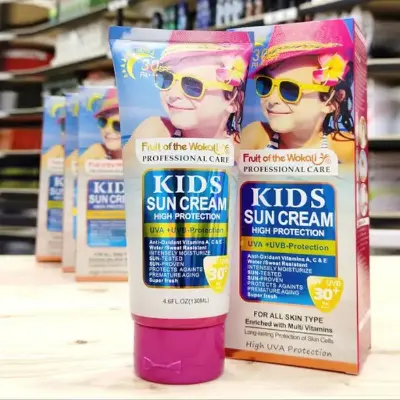 Picture of Fruit of the Wokali Kids Sun Cream 130ml SPF 30+(SPF 30+)