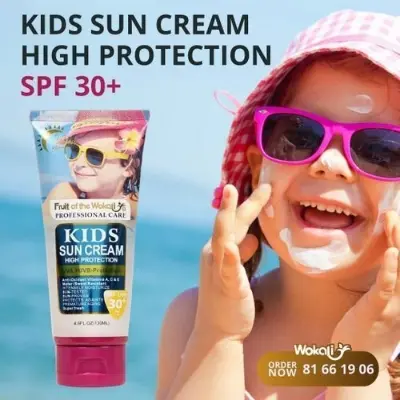 Picture of Fruit of the Wokali Kids Sun Cream 130ml SPF 30+(SPF 30+)