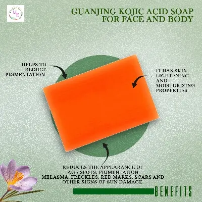 Picture of Guanjing Kojic acid Soap for face and body 120g