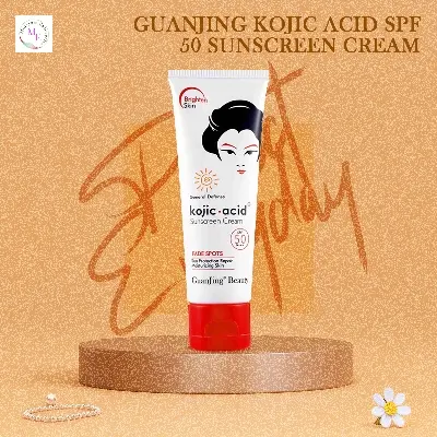 Picture of GUANJING Kojic Acid SPF 50 Sunscreen Cream 80g
