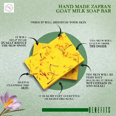 Picture of Hand Made Zafran Goat Milk Soap Bar