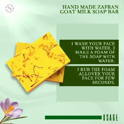 Picture of Hand Made Zafran Goat Milk Soap Bar