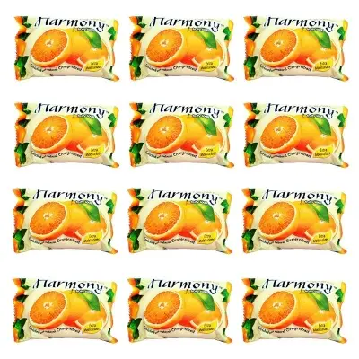 Picture of Harmony Fruity Orange Soap Combo Pack 12 Pieces(Orange,Fruity)