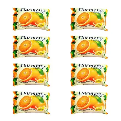 Picture of Harmony Fruity Orange Soap Combo Pack 8 Pieces(Orange,Fruity)