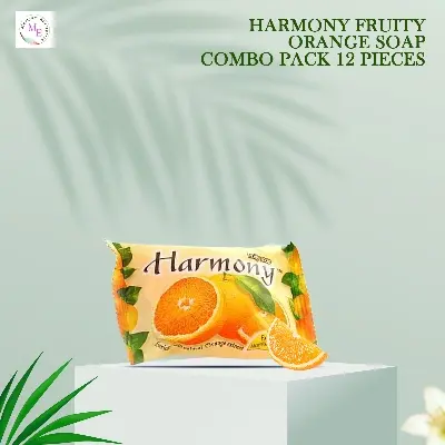 Picture of Harmony Fruity Orange Soap Combo Pack 8 Pieces(Orange,Fruity)