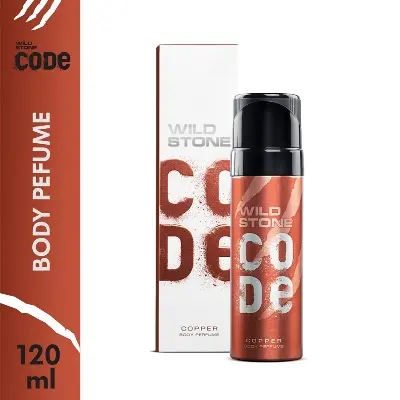 Picture of Imported Wild Stone Code Body Perfume for Men 120ml(Copper,Body)